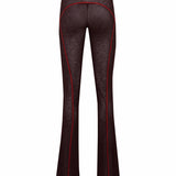 FLO - Color-block mesh flare pants