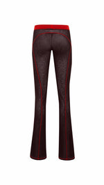 FLO - Color-block mesh flare pants