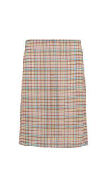 COLETTE - Check chiffon midi skirt
