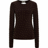 ODEL - Studded open-back longsleeved top