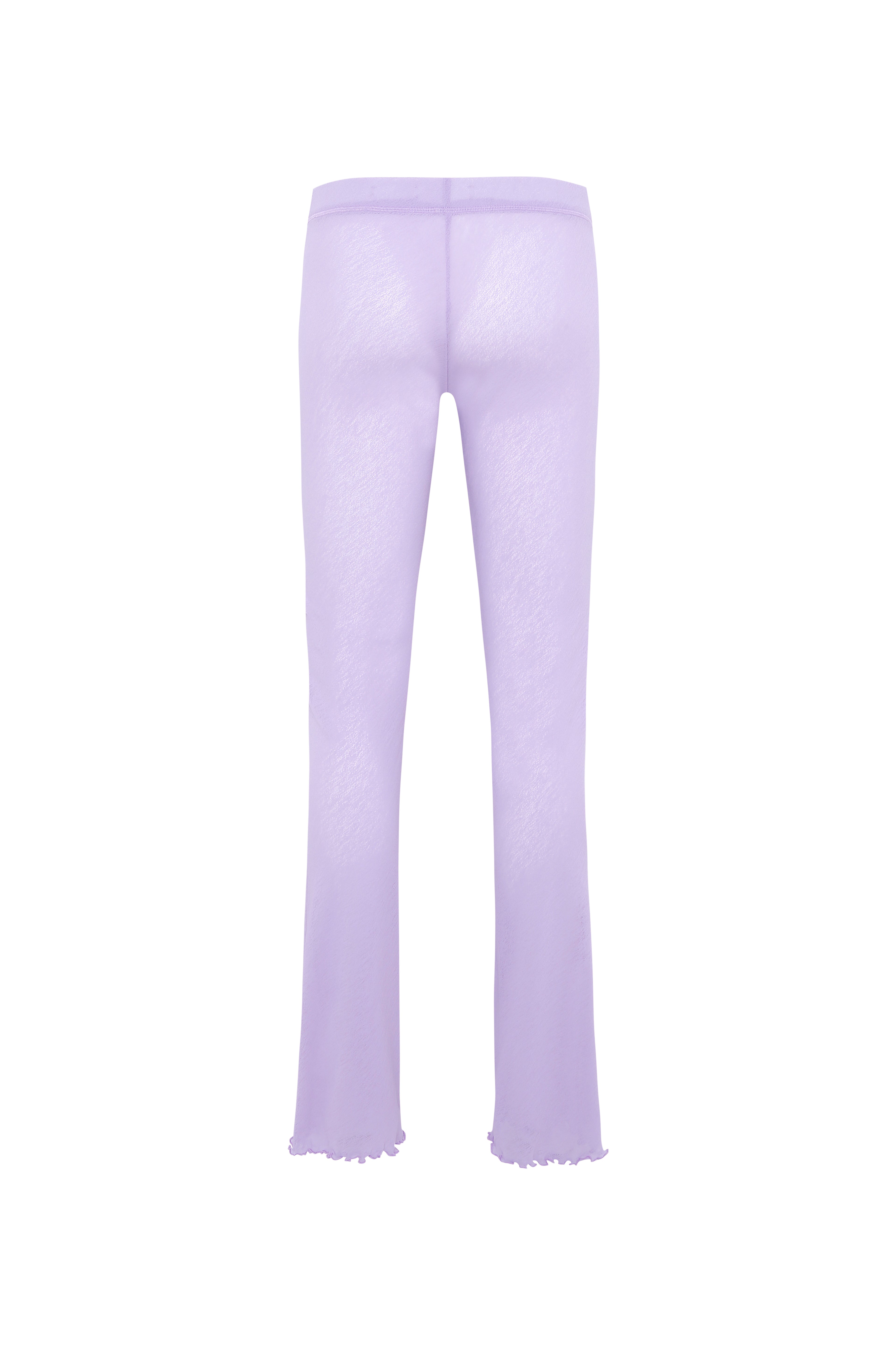FLO - Semi sheer full length pants with drawcord