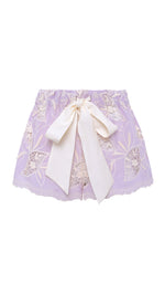 SHOL - Bow detailed mini shorts