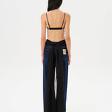 ZAYA - Embellished sequin top with a deep V neckline