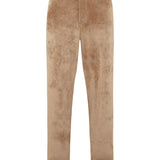 ZEPH - Loose-fit full-length velour pants