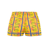 ZYON - Printed boxer shorts with contrast piping