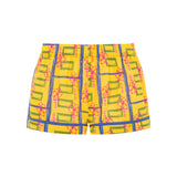 ZYON - Printed boxer shorts with contrast piping