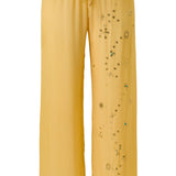 AURILIE - Bead-embellished crop leg pants