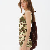 CALI - Printed square-neck tank top