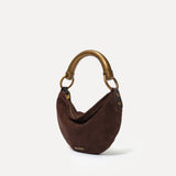 CHÉRIE SMALL - Mini hobo bag with metal top handle