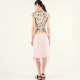ZOLE - Lace detailed skirt with slit