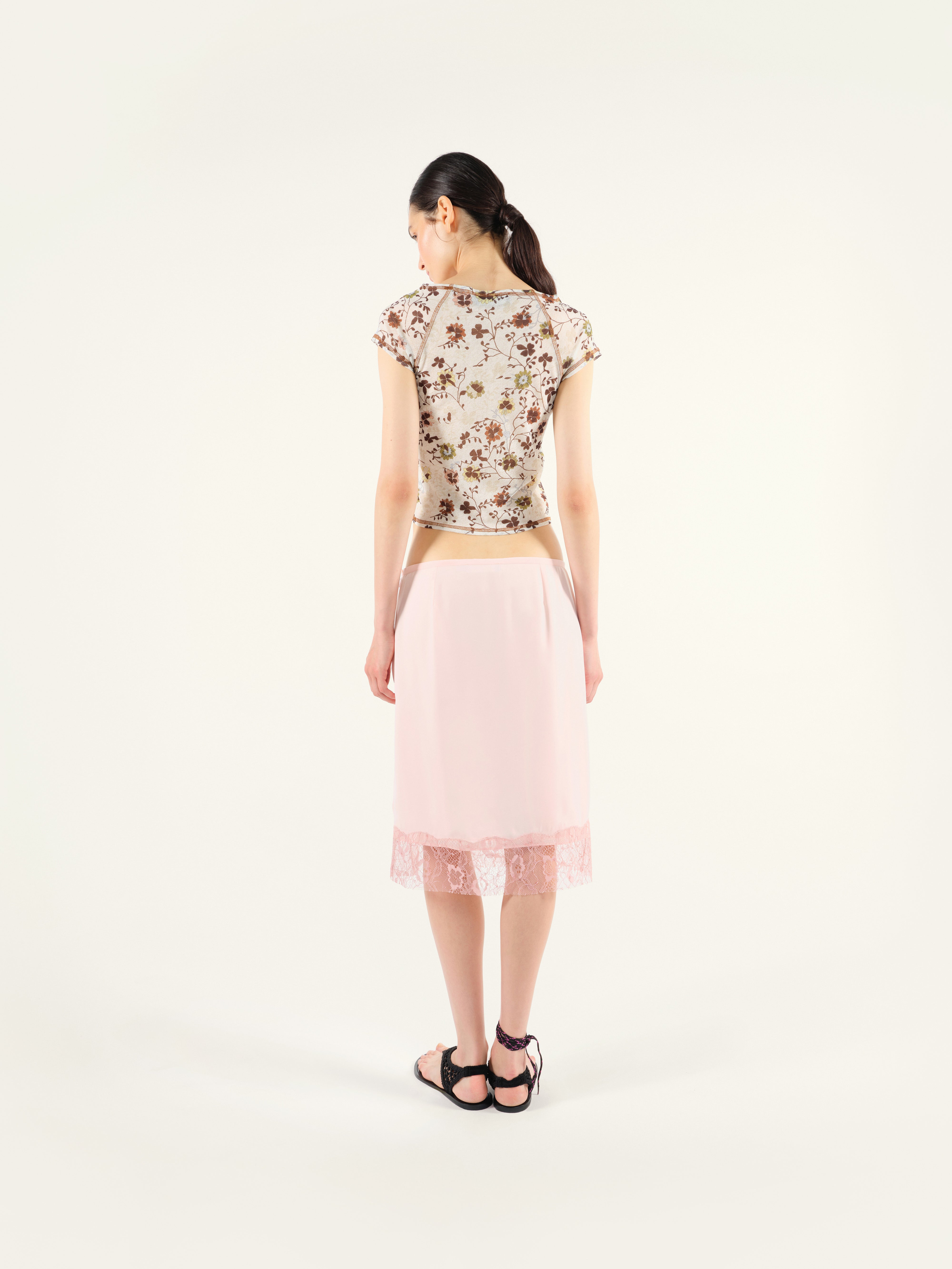 ZOLE - Lace detailed skirt with slit