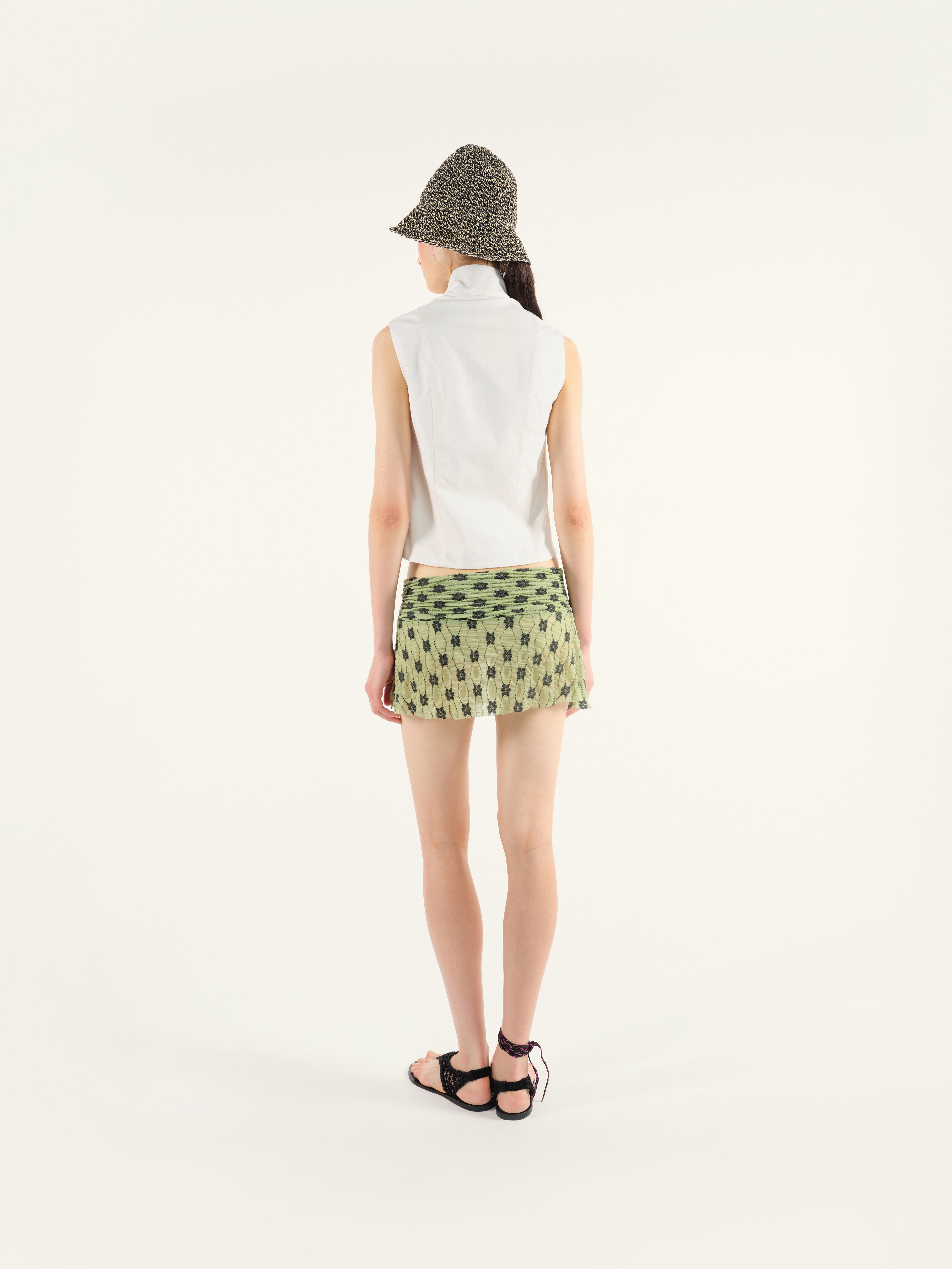 YULL - Zip-up sleeveless shirt