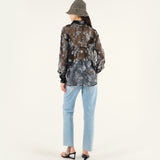 GENNI - Sequin detailed sheer button-down shirt