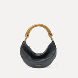CHÉRIE SMALL - Mini hobo bag with metal top handle