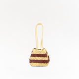 TIA - Leather woven shoulder bag