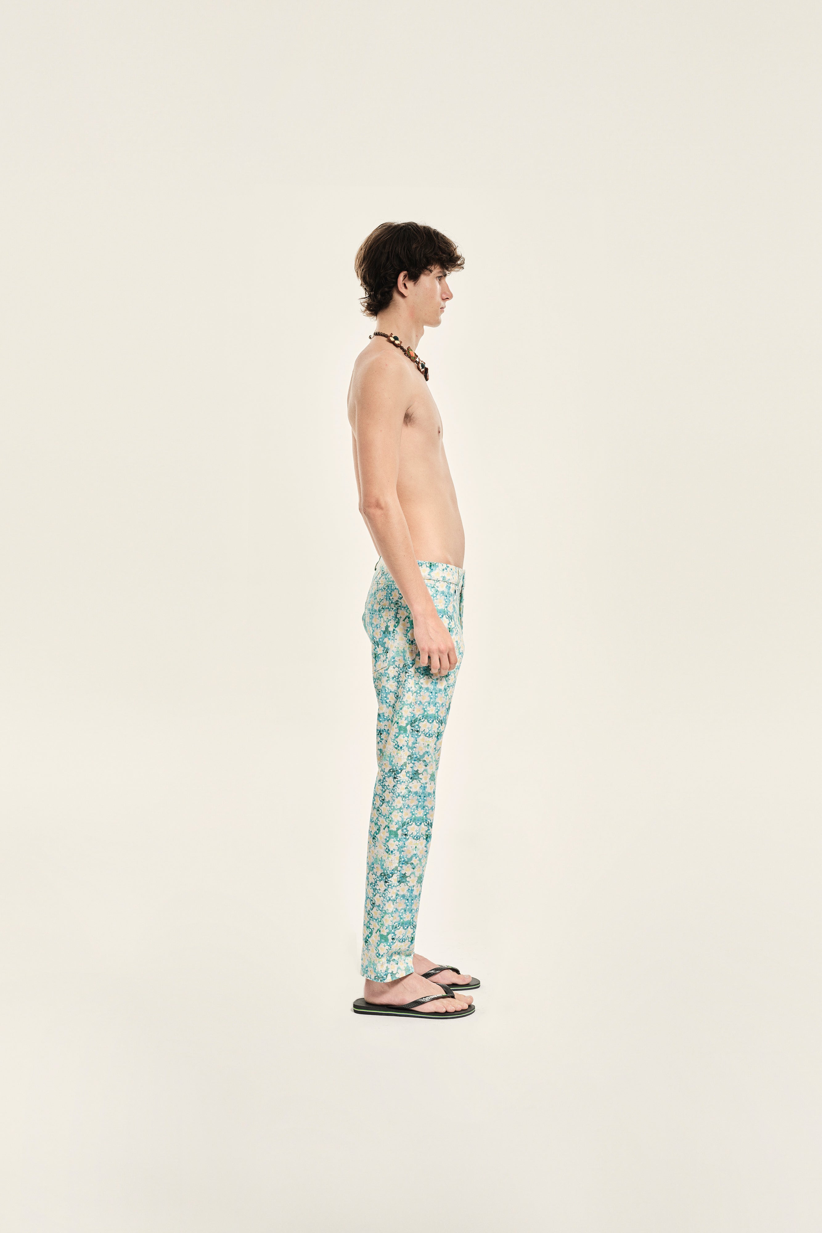 GIODO - Straight-leg printed jeans