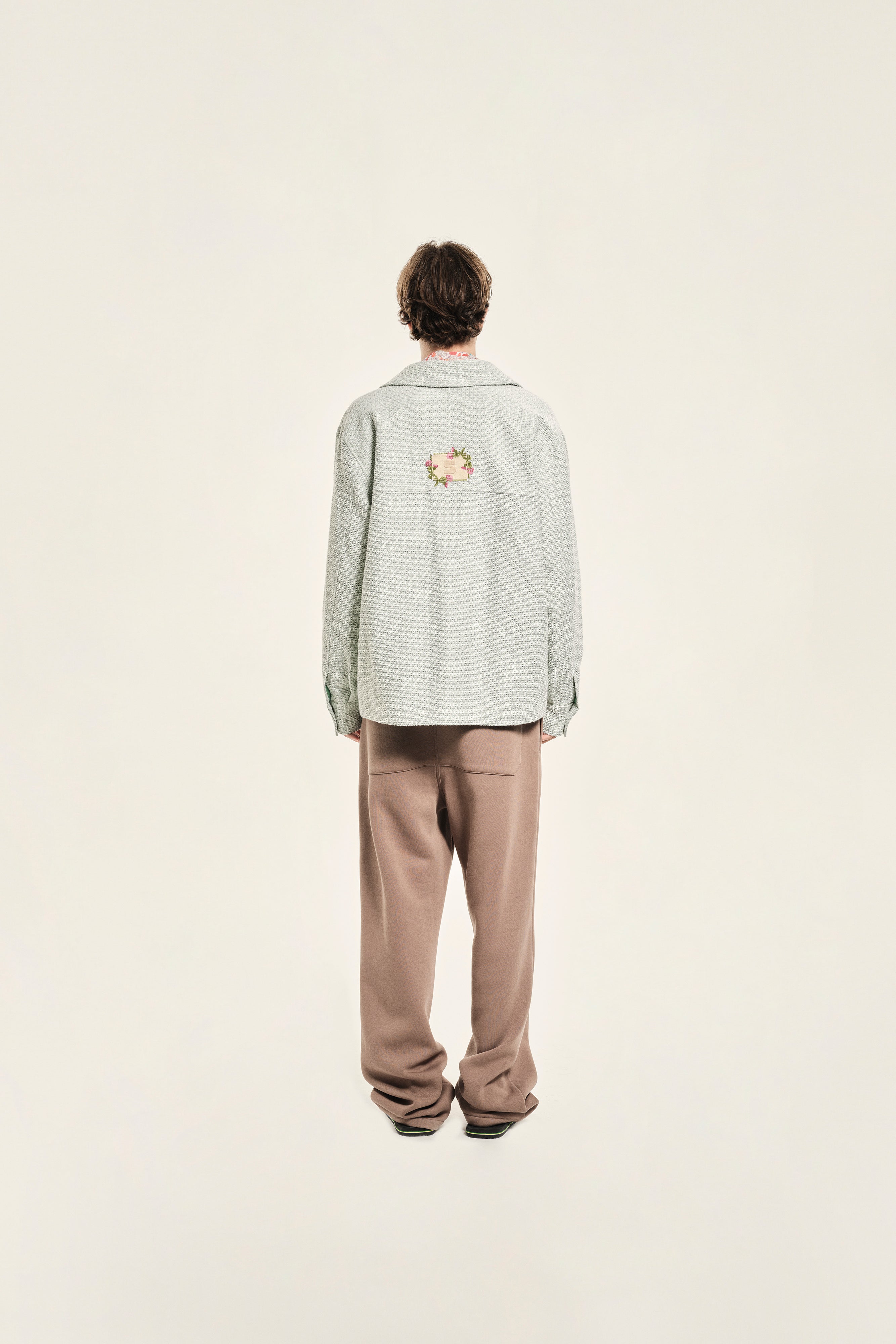 DREW - Loose-fit logo applique detailed jacket