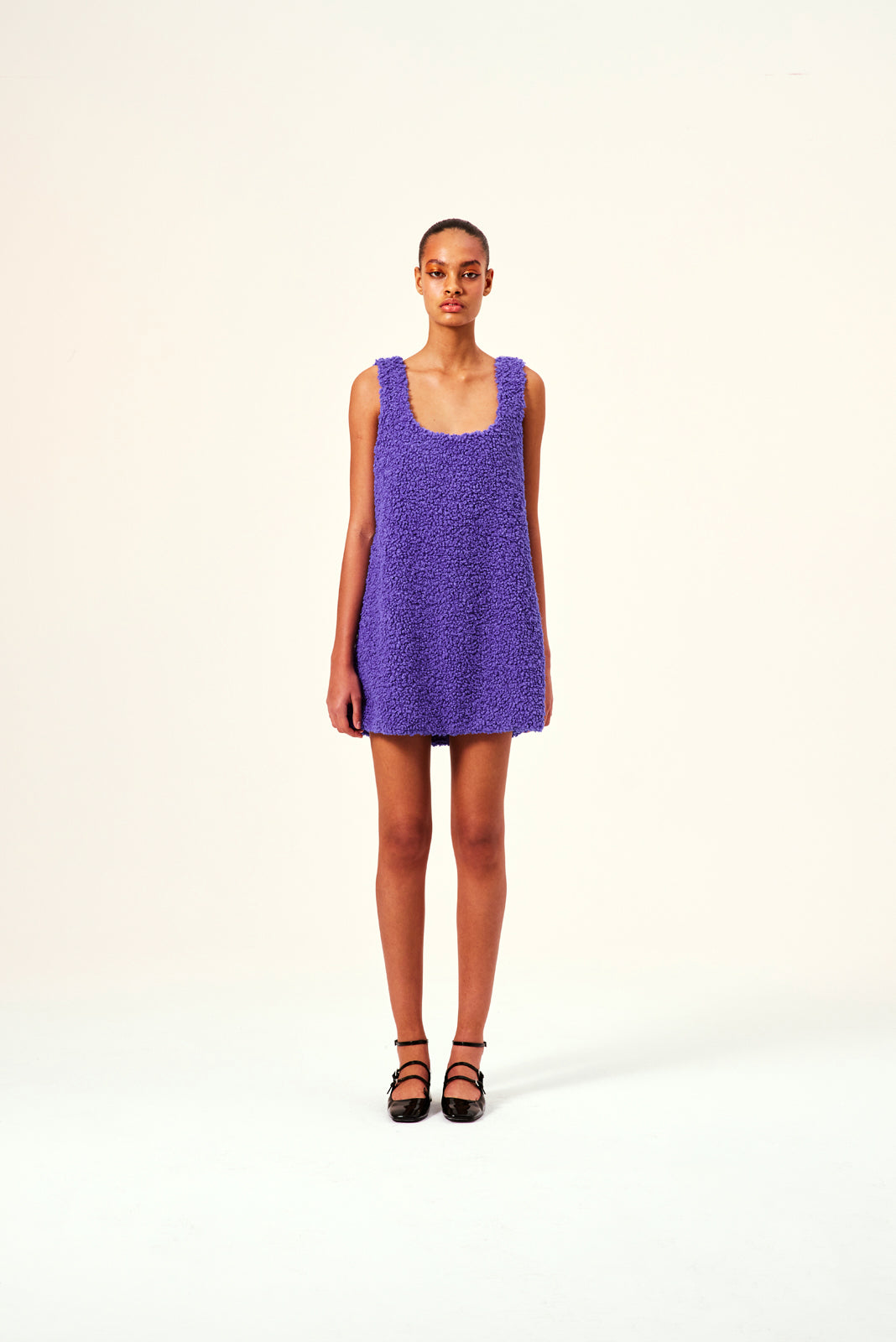 VALERIA - Mini dress in faux fur