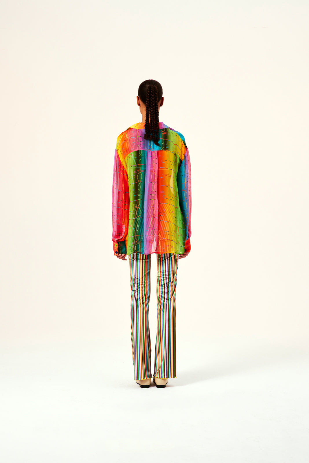 ESME - Color graded sheer shirt