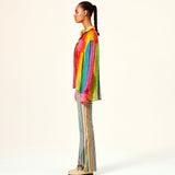 ESME - Color graded sheer shirt