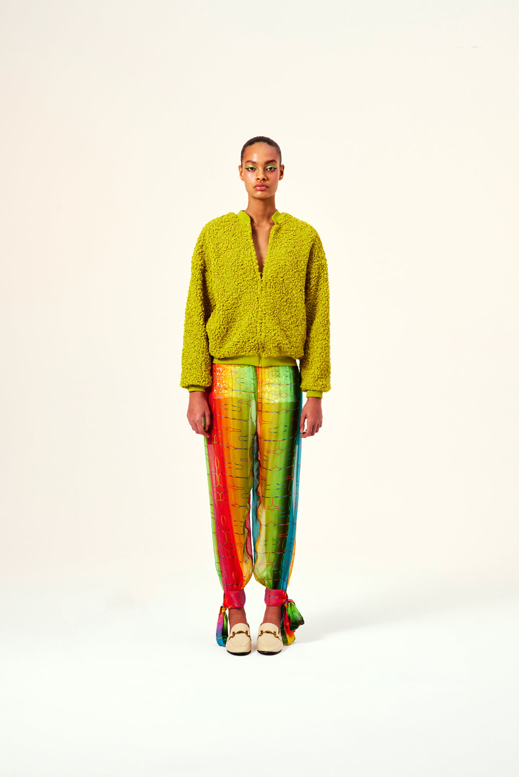 TULIA - Faux fur bomber jacket