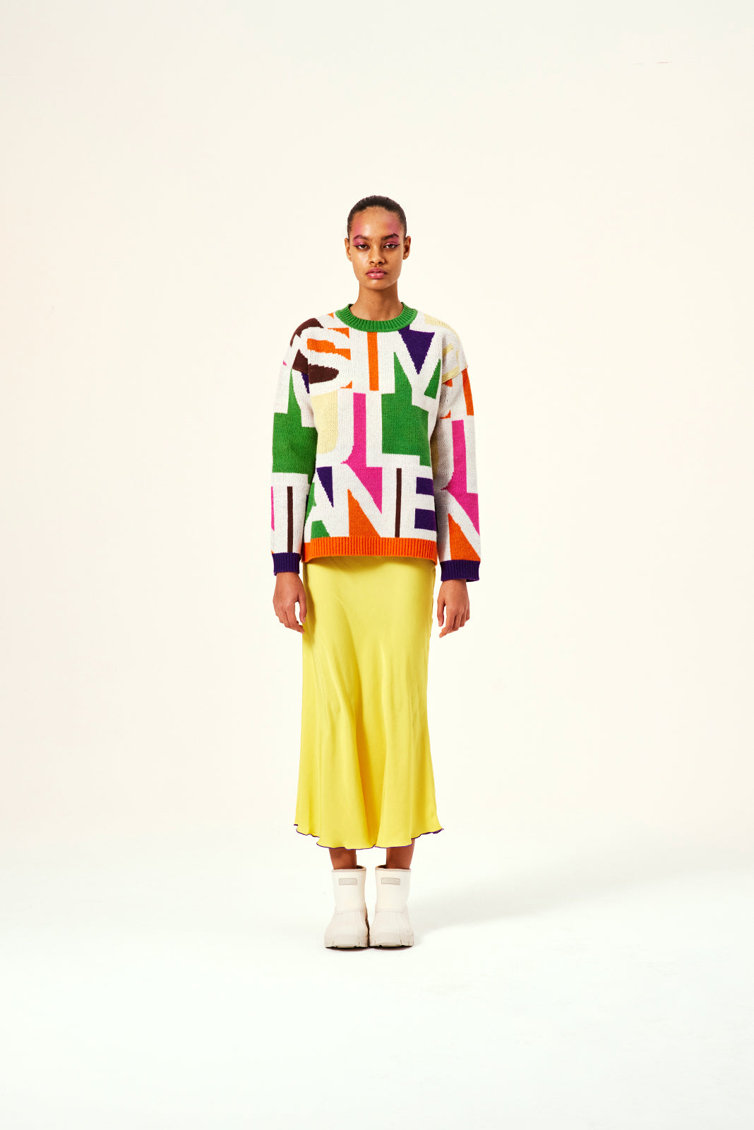 STORM - Oversized simultane knit sweater