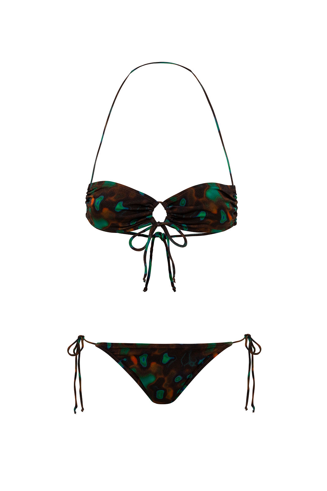 ALIV - Glare printed bikini top