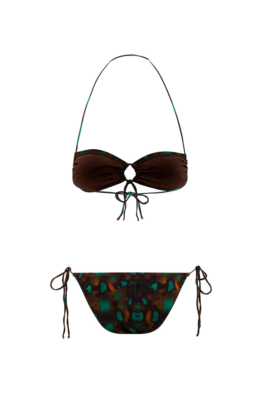 BAMBI - Glare printed tie-side bikini briefs