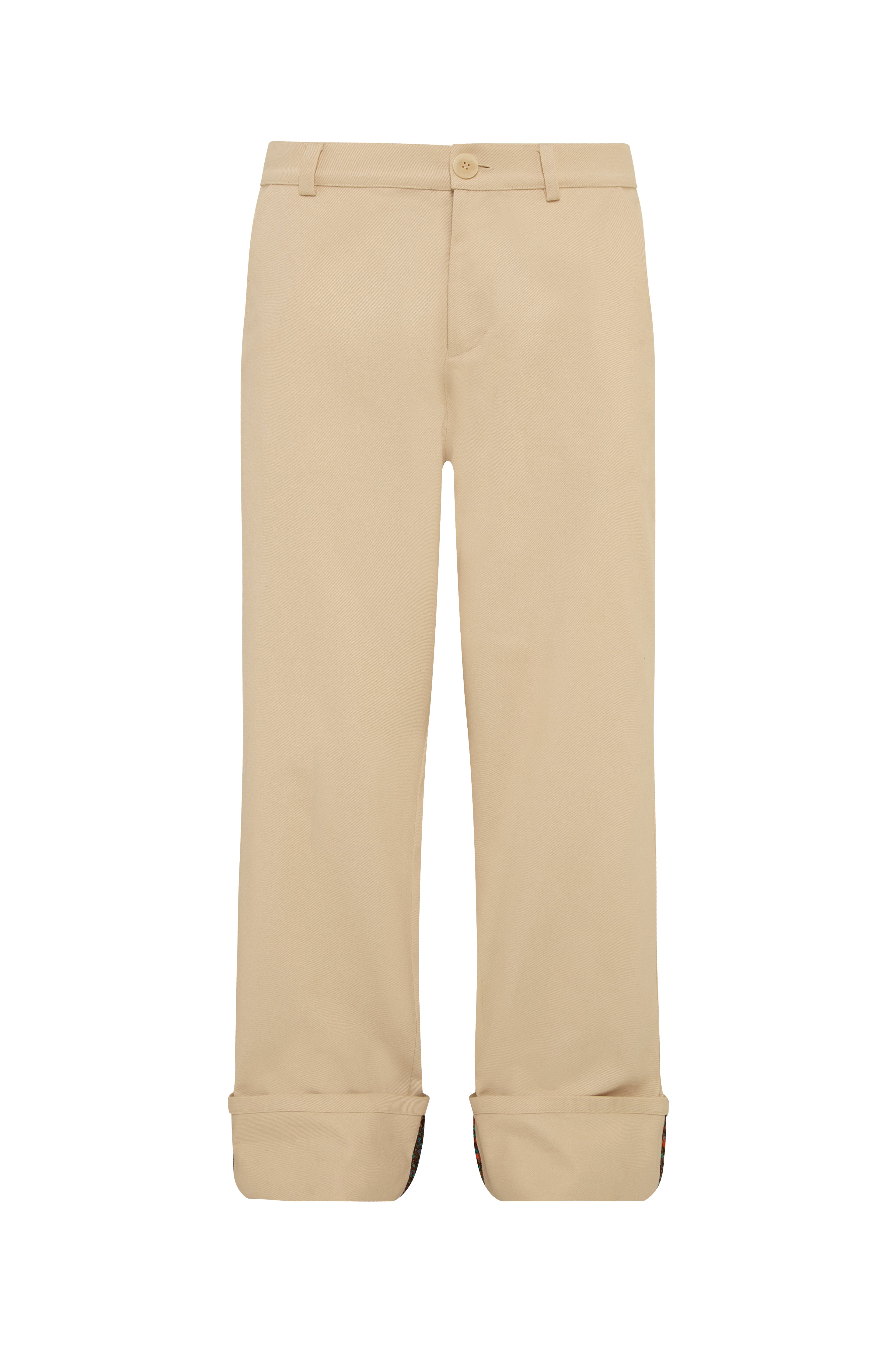 ANDERSON - Straight-leg pants with folded hems