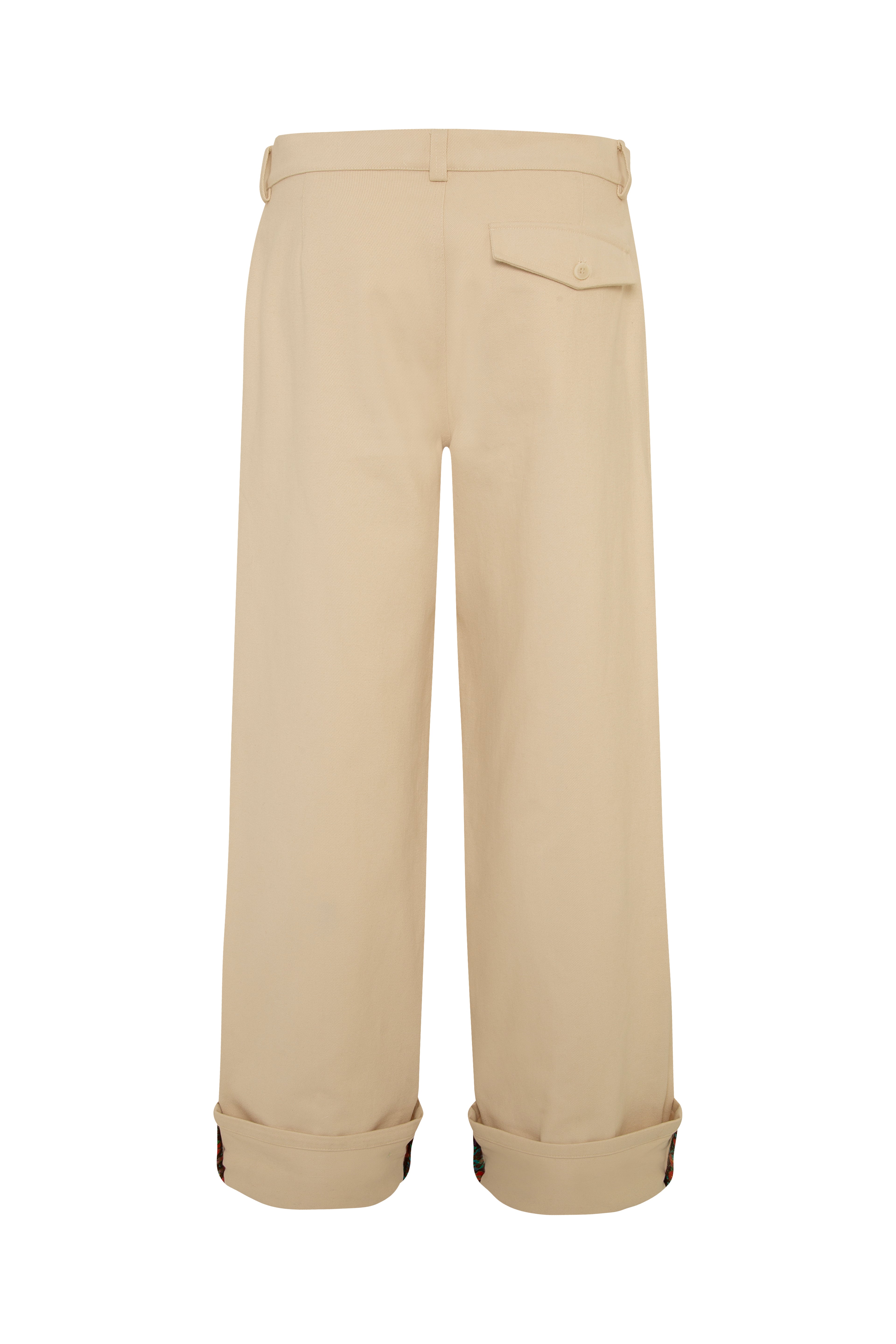 ANDERSON - Straight-leg pants with folded hems