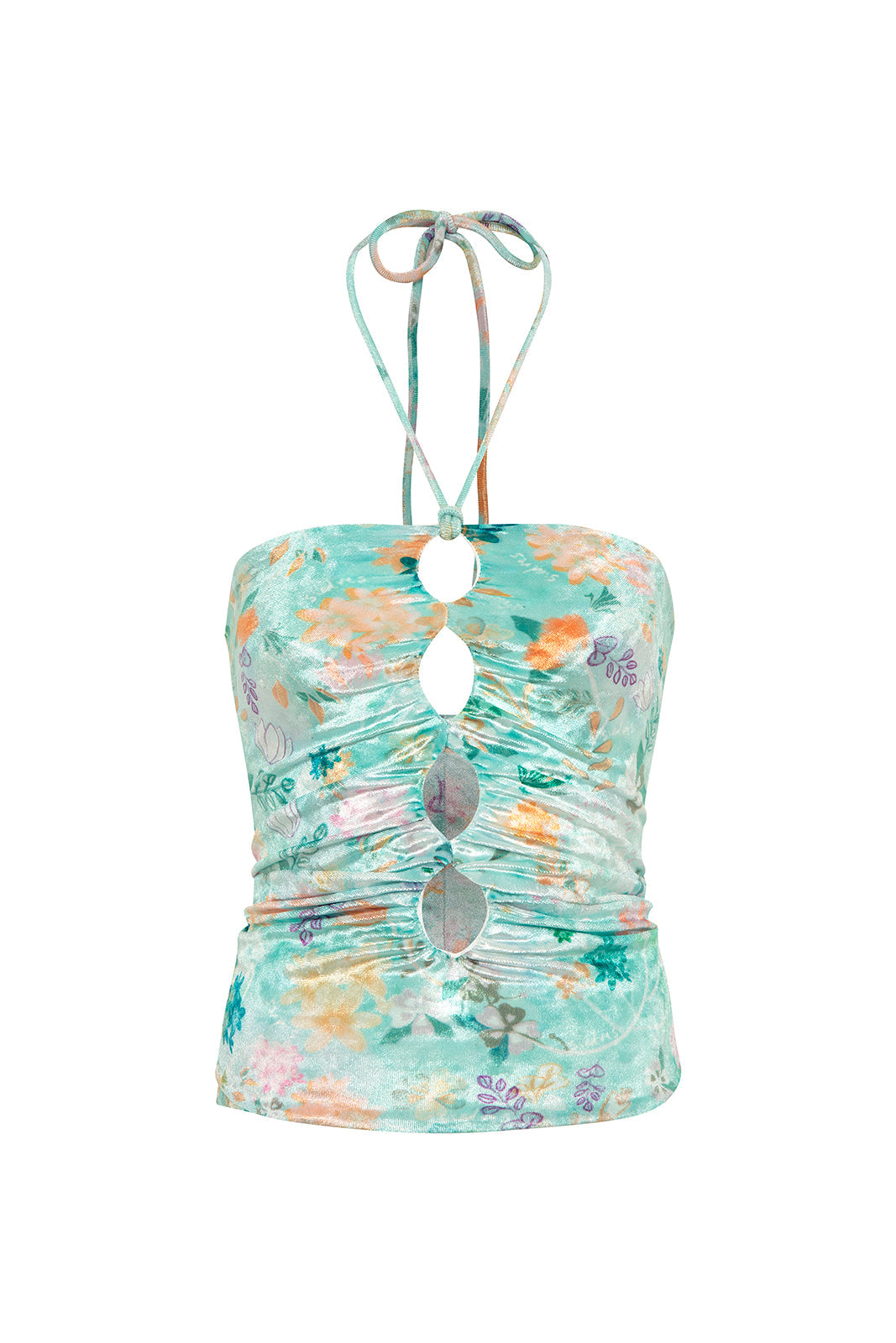 DAY - Cut-out strapless top with tie detail