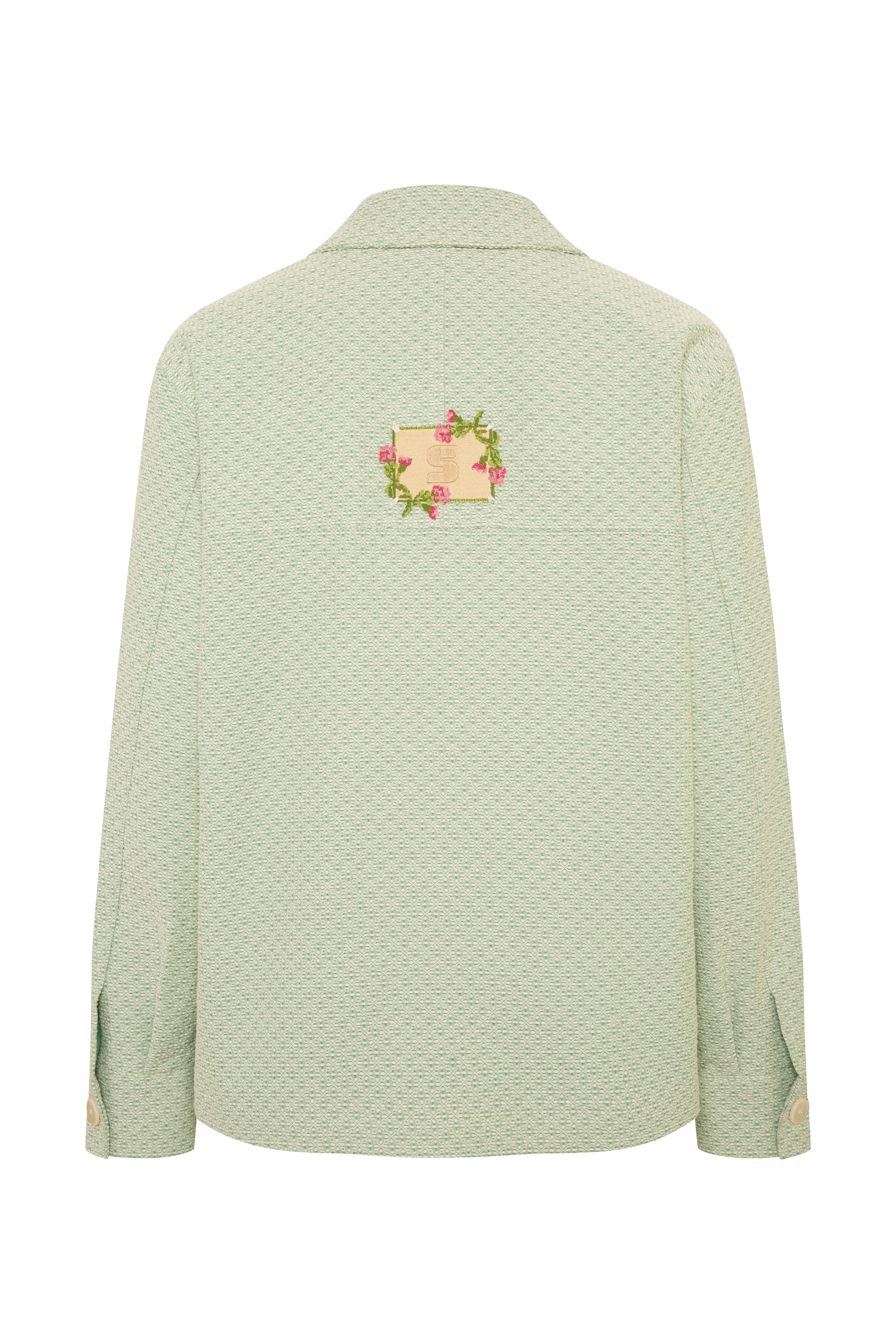 DREW - Loose-fit logo applique detailed jacket