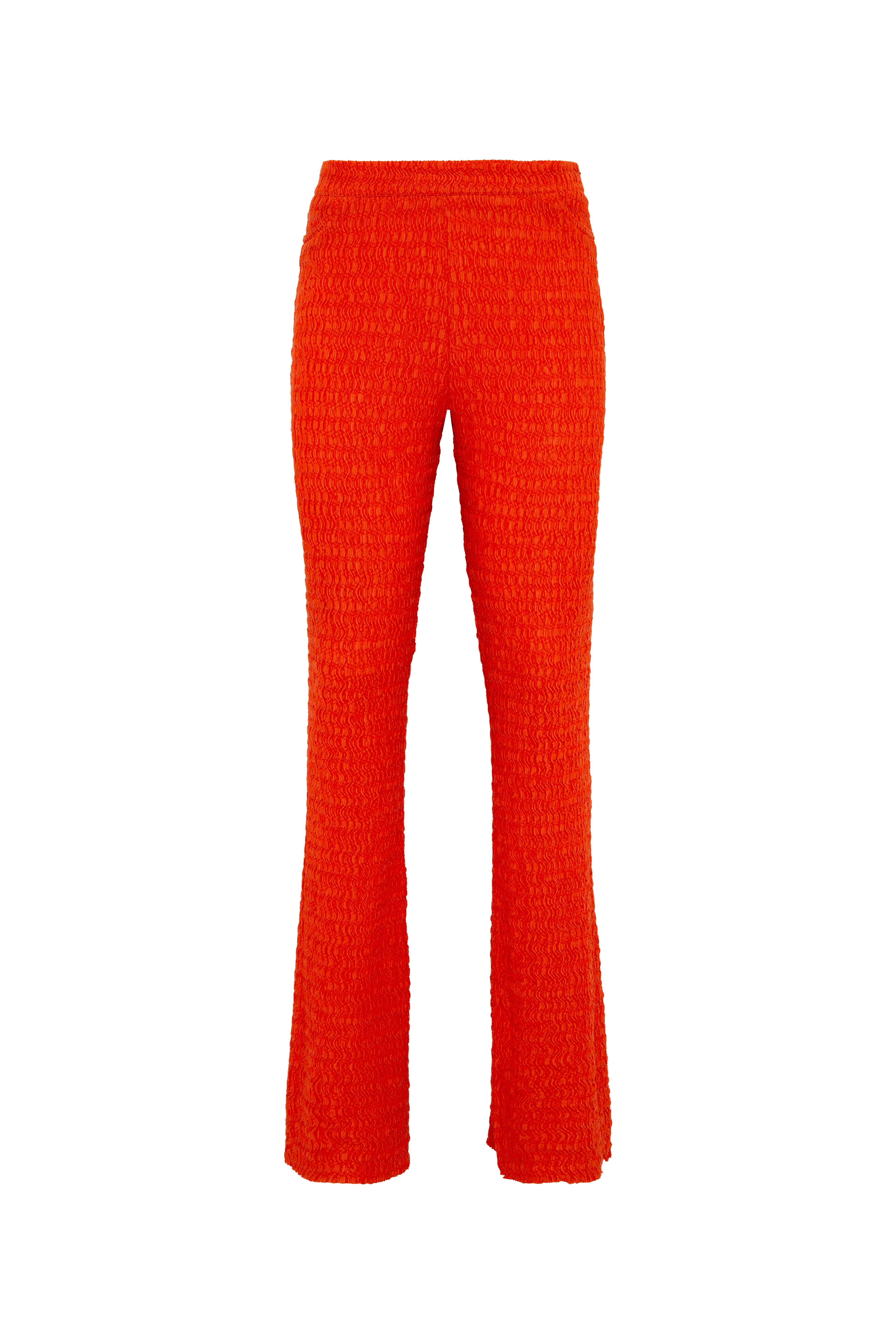 FENY - Textured low-rise pants