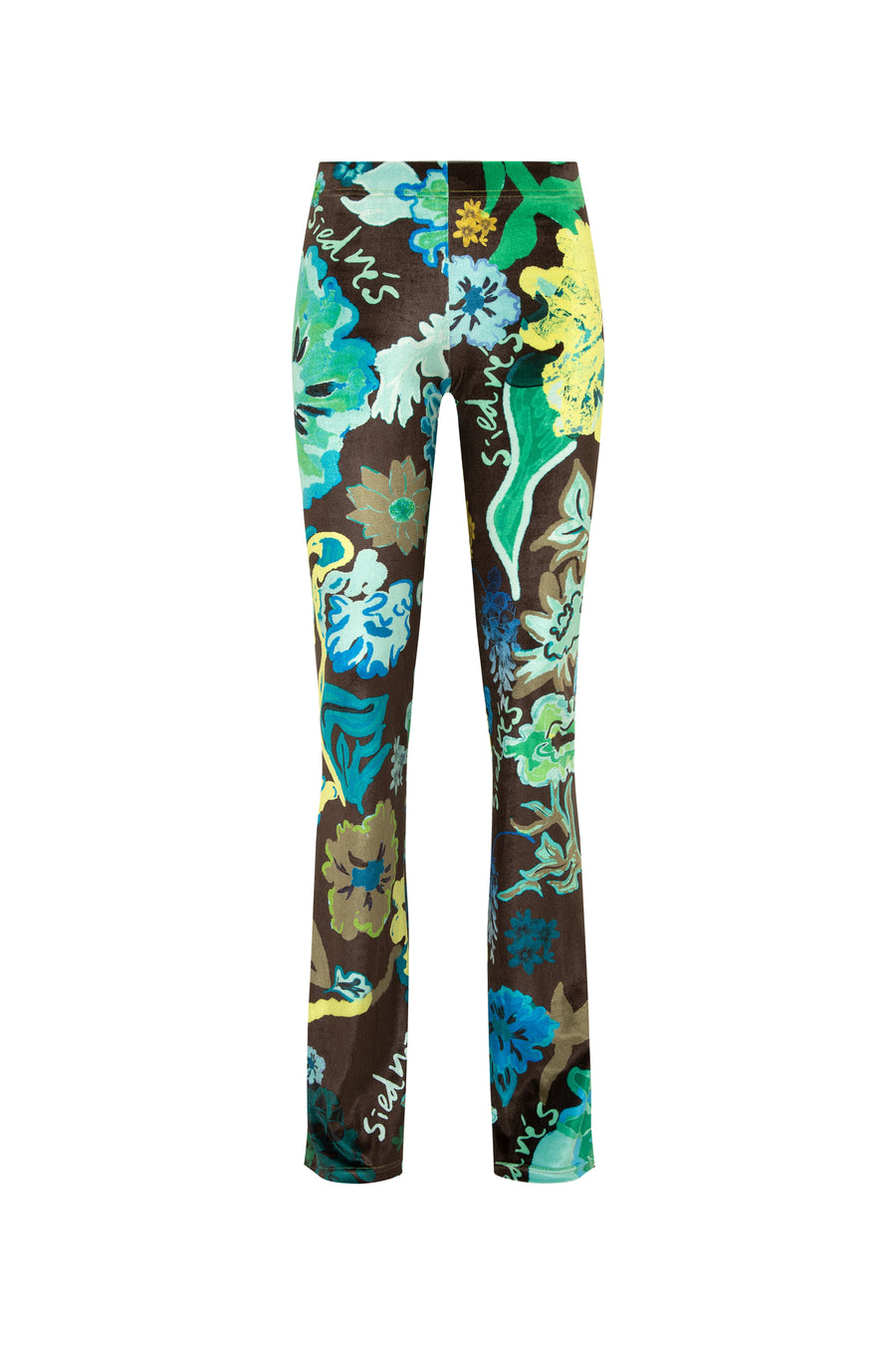 FLO - Floral printed velvet pants