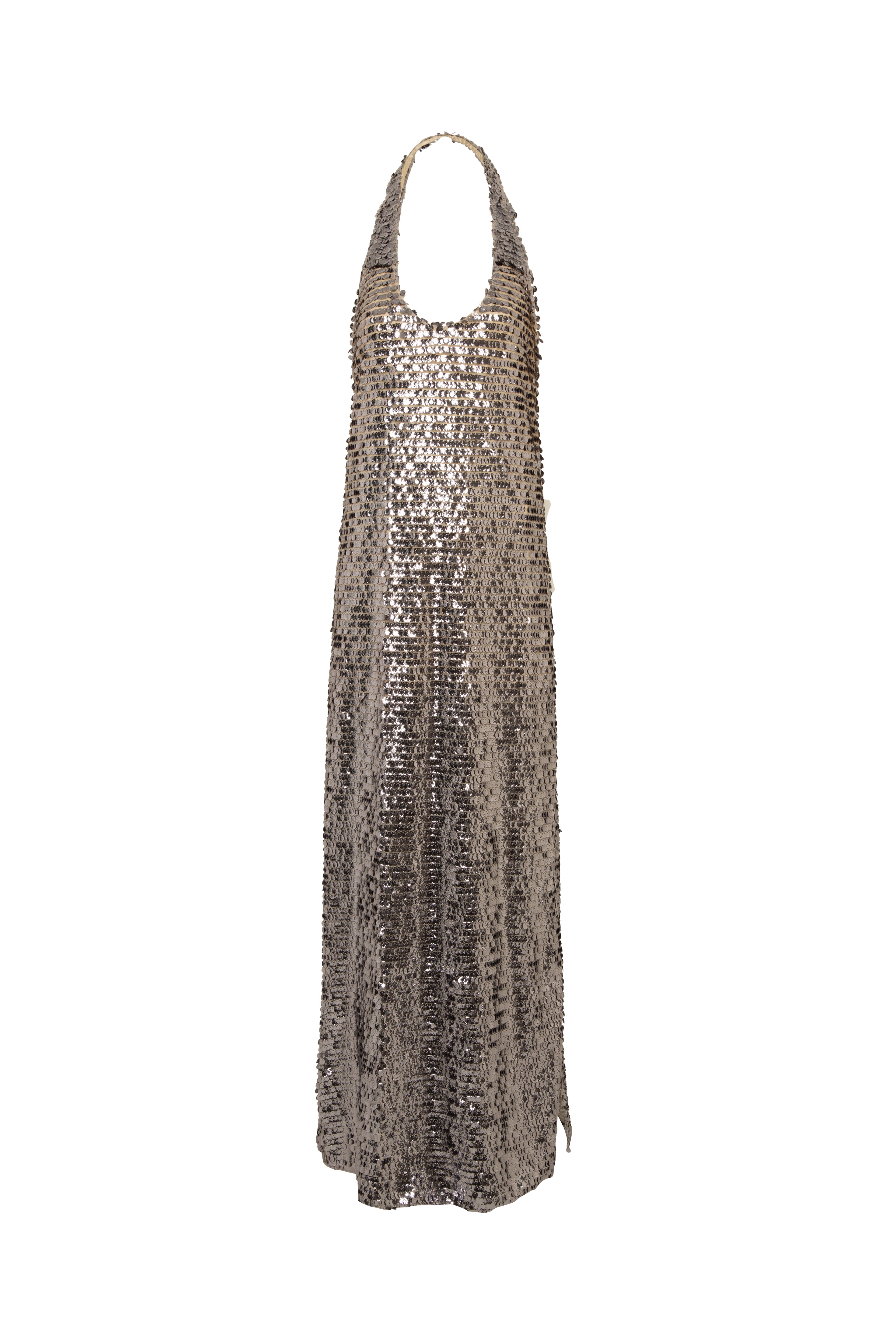 HELY - Sequined halterneck midi dress