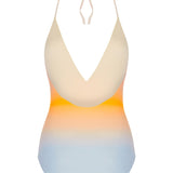 JAMI - Rainbow v-neck swimsuit