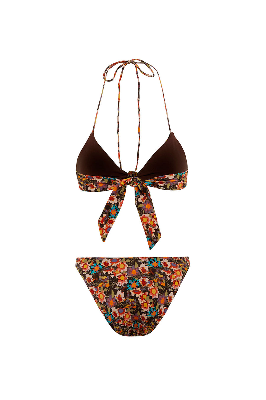 LISA - V-shaped floral bikini briefs