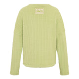 MIC - Logo-appliqué detailed crewneck knit sweater