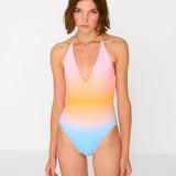 JAMI - Rainbow v-neck swimsuit
