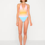 JAMI - Rainbow v-neck swimsuit