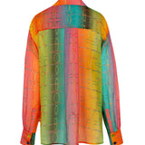 ESME - Color graded sheer shirt