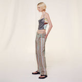 NIDE - Sequin detailed draped top