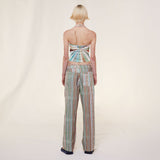 NIDE - Sequin detailed draped top