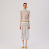CODY - Sequin turtle neck top