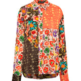 SUZY - Printed patchwork shirt