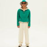 TYRON - Wide leg pleated trousers