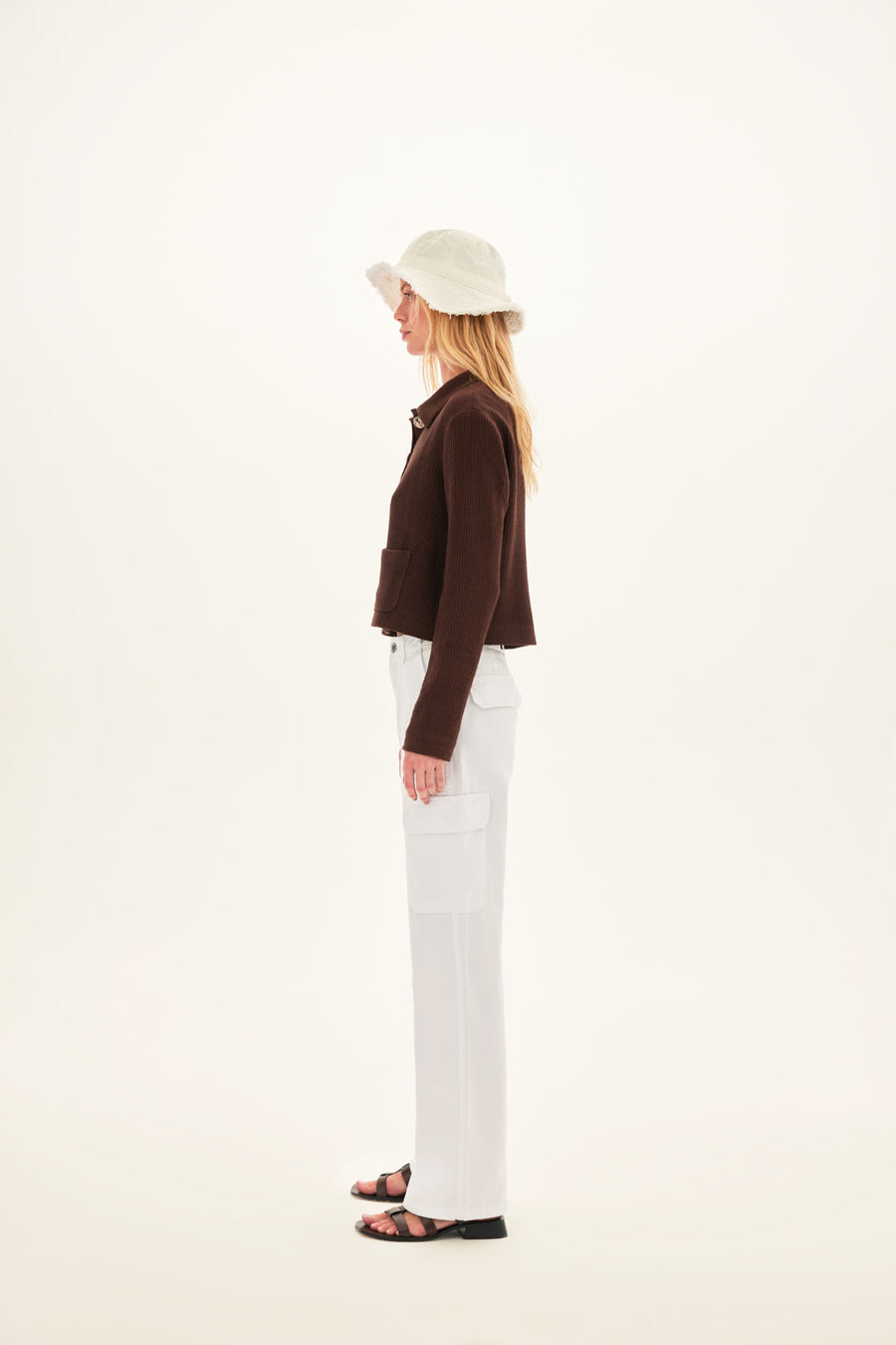 YUNA - Cropped knit jacket