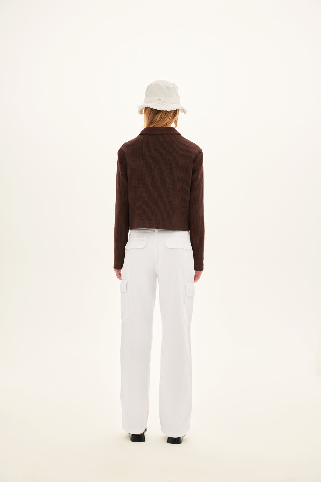 YUNA - Cropped knit jacket