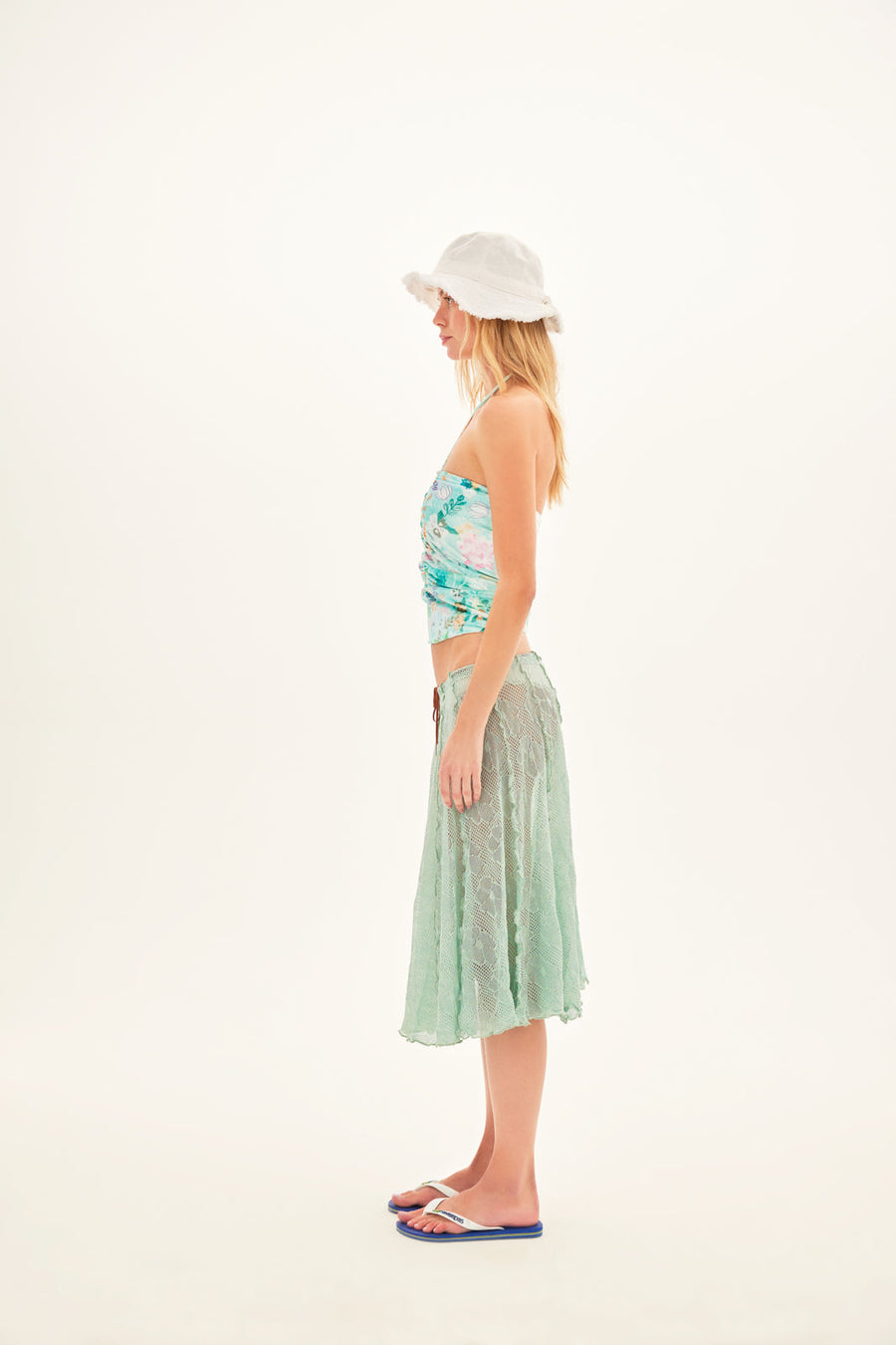 DAY - Cut-out strapless top with tie detail