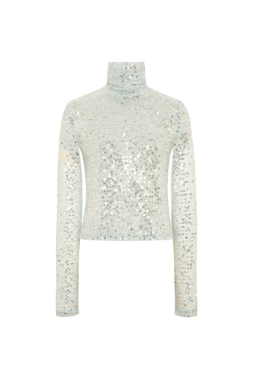 CODY - Sequin turtle neck top